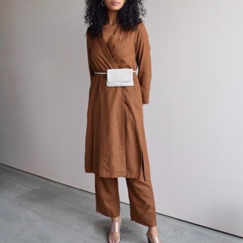 Ali Golden Notch Jacket in Copper
